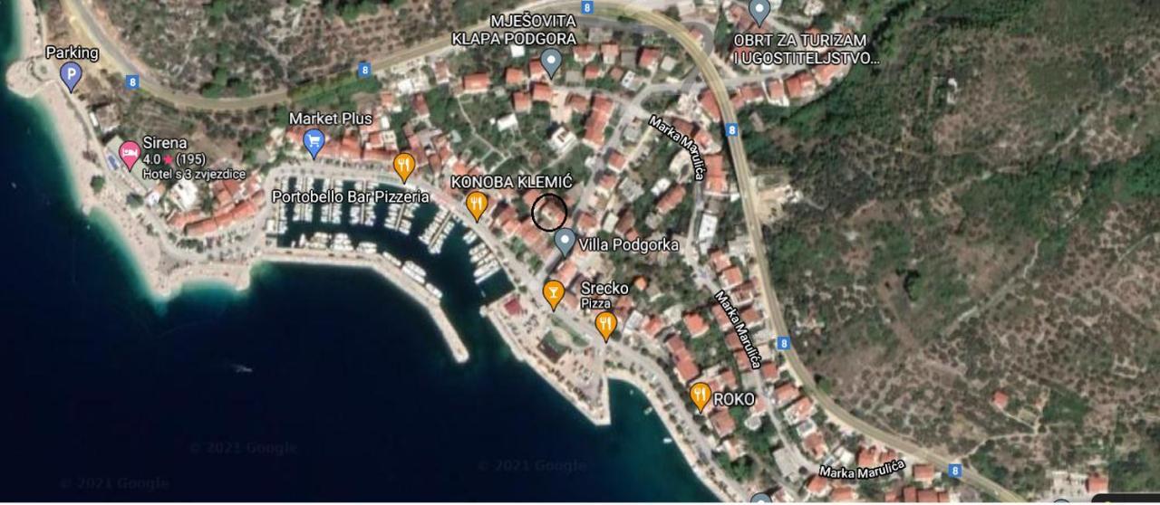Apartman Andela Podgora Buitenkant foto