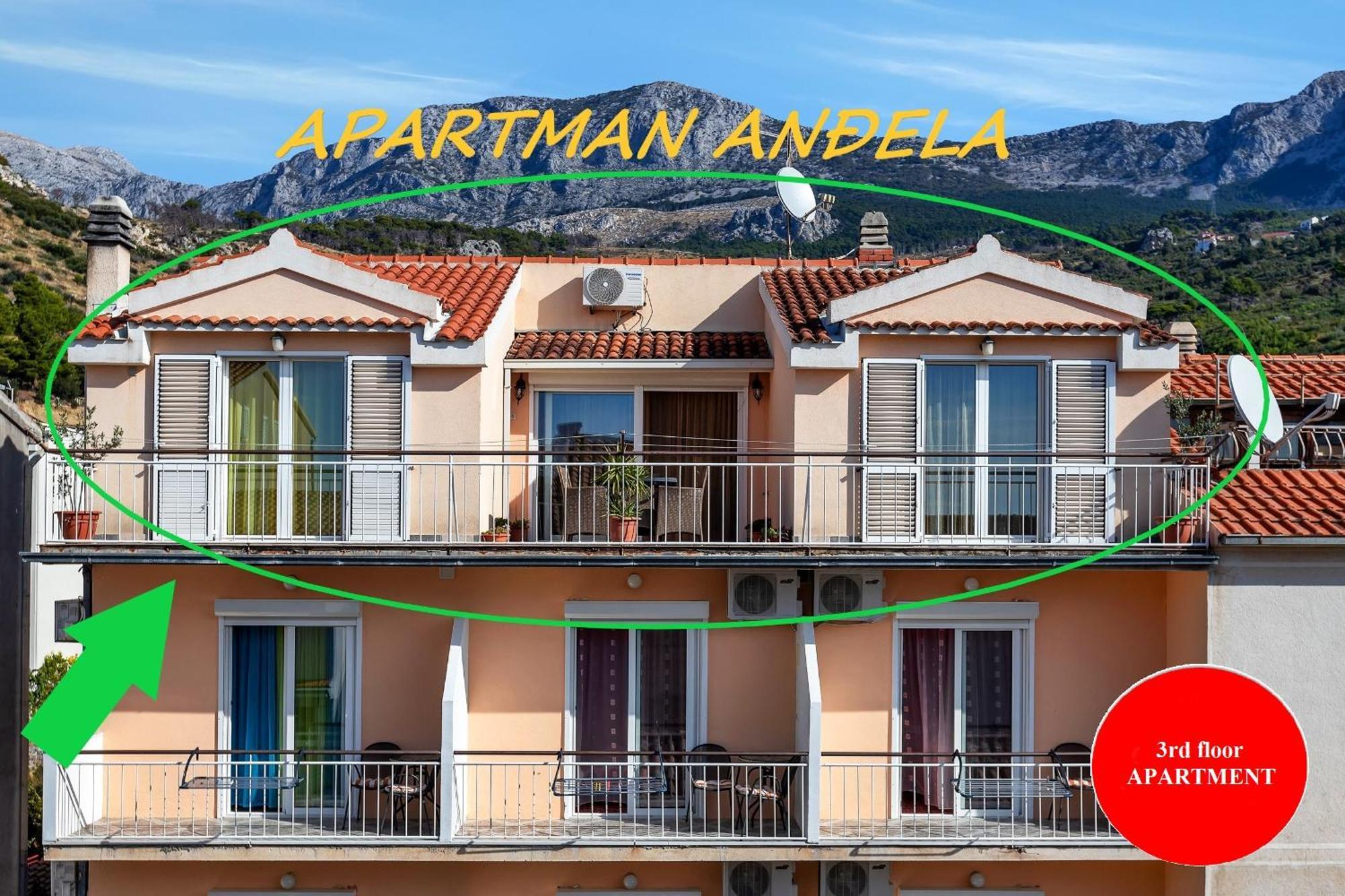 Apartman Andela Podgora Buitenkant foto